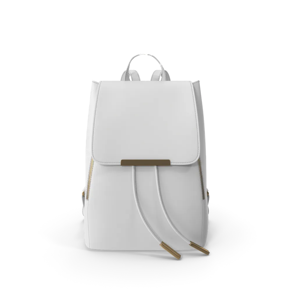 Sac à dos blanc minimaliste